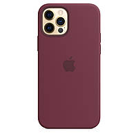 Чохол Silicone Case Premium для iPhone 12 / 12 Pro Plum 7