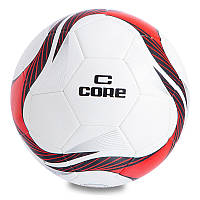 Мяч футбольный Core Hibred Super CR-012 №5 Бело-красный (57568009) z110-2024