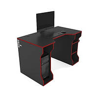 Геймерский стол ZEUS TRON-4 черный/красный z110-2024