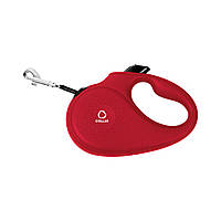 Поводок-рулетка Collar для собак L 50 кг 5 м лента. красный NX, код: 7563044