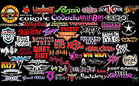 Bands / Хеві-метал - рок - группы - плакат
