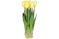 Декоративный букет Тюльпанов LI100335 BonaDi 37см Желтый z17-2024