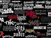 Bands / Хеві-метал - рок - группы - плакат