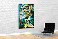 Картина в гостиную спальню для интерьера Абстрактная женщина KIL Art 81x54 см (453) z17-2024