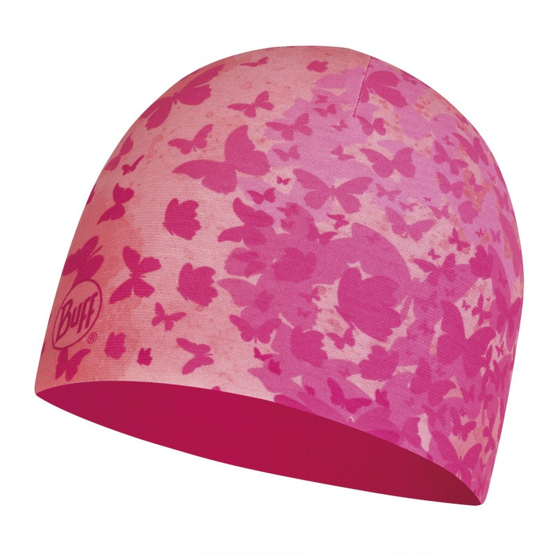 Шапка Buff Kids Microfiber & Polar hat butterfly pink One Size Рожевий z110-2024