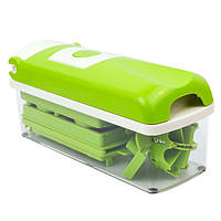 Овочерізка Nicer Dicer Plus Зелений з білим (hub_np2_1049) z11-2024