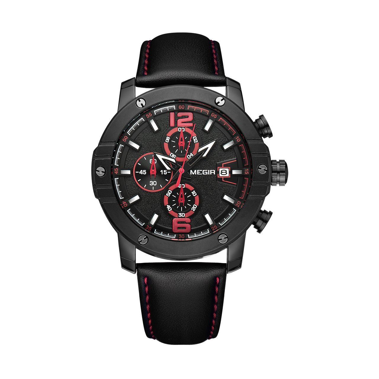 Часы Megir Black MG2046 (ML2046G-BK-1N8) z11-2024