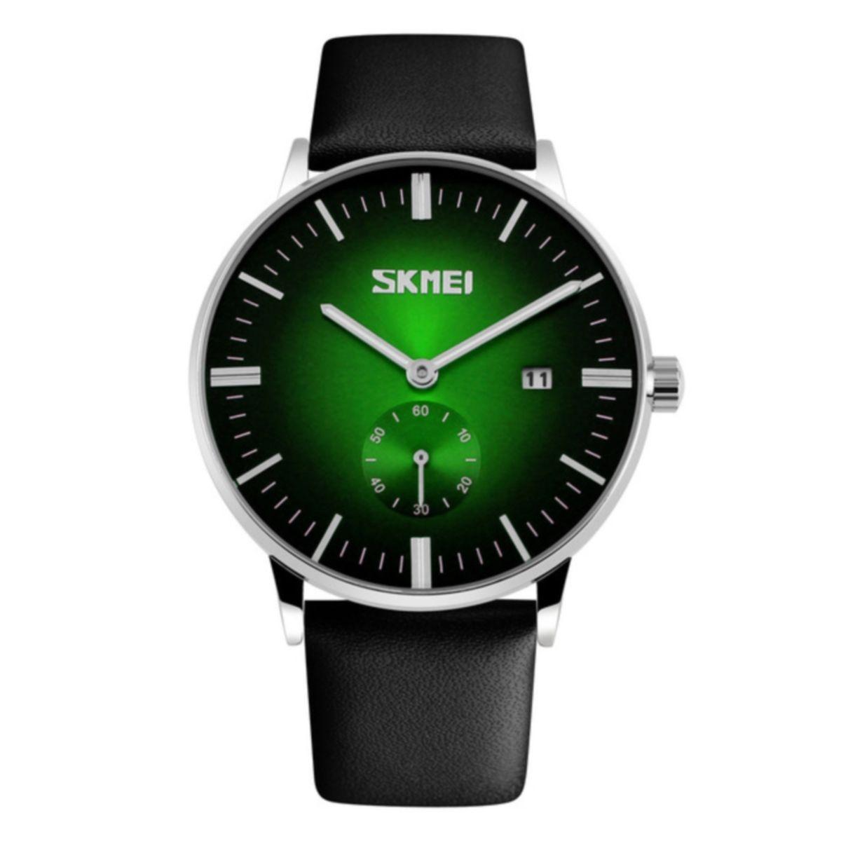 Годинник Skmei 9083 BK- Green Dail BOX (9083BOXBKG) z11-2024