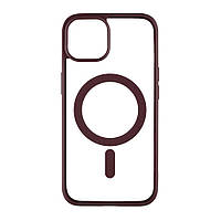 Чехол Color MagSafe Apple iPhone 14 Bordo z110-2024