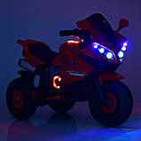 Дитячий електромотоцикл триколісний М 4216 Bambi Racer, червоний, фото 2