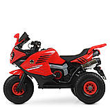 Дитячий електромотоцикл триколісний М 4216 Bambi Racer, червоний, фото 4