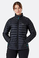 Пуховик женский Rab Microlight Jacket Womens 8 Черный z110-2024