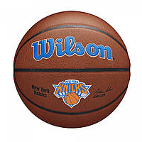 Мяч баскетбольный Wilson NBA TEAM ALLIANCE BSKT NY KNICKS 295 SZ7 z110-2024