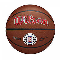 Мяч баскетбольный Wilson NBA TEAM ALLIANCE BSKT LA CLIPPERS 295 SZ7 z110-2024