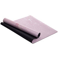 Коврик для йоги Record FI-3391-2 1,83мx0,61мx3мм Светло-розовый z17-2024