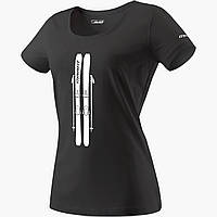 Футболка женская Dynafit Graphic Cotton Women S/S Tee XS Черный z110-2024