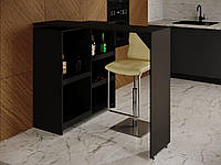 Барная стойка Кухонный стол трансформер 3 в 1 Rimos 1380x390 Черный (Z-13_BL) z14-2024
