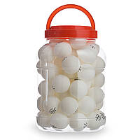 Набор мячей для настольного тенниса 60 штук в пластиковой банке WEINIXUN W92 (d-40мм, белый) (PT0594) z14-2024