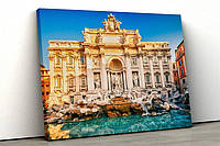 Картина на холсте KIL Art Фонтан Треви в Риме 51x34 см (263) z17-2024