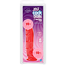 Фаллоимитатор Doc Johnson Jelly Jewels - Cock and Balls with Suction Cup Red (SO2007) z11-2024, фото 2