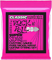 Струны для электрогитары Ernie Ball 2253 Classic Pure Nickel Super Slinky 9/42 z14-2024