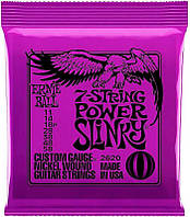 Струны для электрогитары Ernie Ball 2620 7-String Power Slinky Nickel Wound 11/58 z14-2024