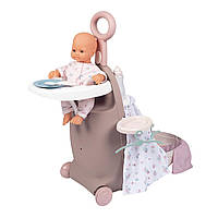 Игровой набор Раскладной чемодан 3-в-1 для пупса Baby Nurse Smoby IG-OL185824 z110-2024