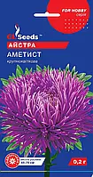 Астра Аметист голчаста кігтикова великобарвна на зріз у букети дуже щільні суцвіття, паковання 0,2 г