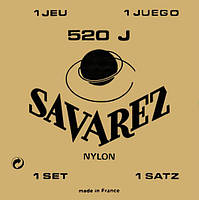 Струны для классической гитары Savarez 520J Yellow Traditional Classical Guitar Strings Very High Tension