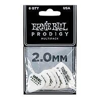 Медиаторы Ernie Ball 9343 White Multipack Prodigy Picks 6-Pack 2.0 mm (6 шт.) z14-2024