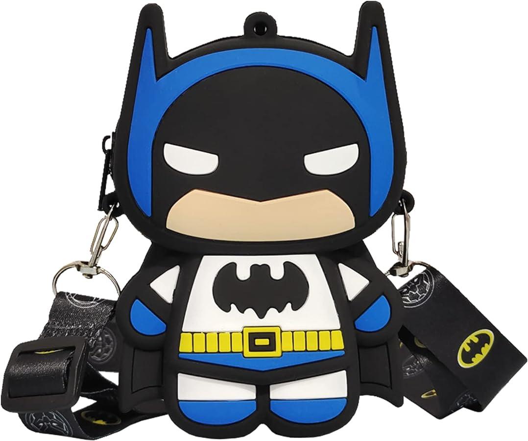 Сумка Alitek дитяча силіконова через плече Бетмен синя, фото 1