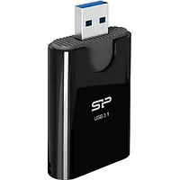 Кардридер Silicon Power Combo Card Reader SPU3AT5REDEL300K Black USB 3.2 Gen 1