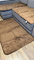 Дивандеки комплект Чехол на угловой диван прочные Покрывала и чехлы на диван Чехол для дивана и кресла шоколад