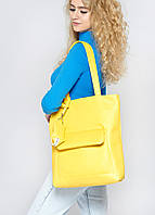 Женская сумка Sambag Shopper желтая (93251028) z17-2024