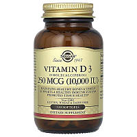 Solgar vitamin D3 250mcg 10000, солгар витамин Д3 10000 120 капсул