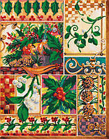 Набор для вышивки бисером на натуральном художественном холсте Абрис Арт Кладовая зимы AB-564 z17-2024