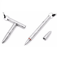 Тактична ручка Bellyde TP-2 Сріблястий (100135) z11-2024