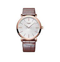 Часы Guanqin GS19026 CL Gold-Silver-Brown (GS19026GSBr) z11-2024