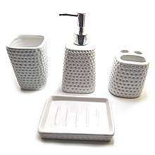 Набір для ванної кімнати Delizia керамічний Білий (DN32095A) z11-2024