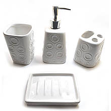 Набір для ванної кімнати Delizia керамічний Білий (DN32095C) z11-2024