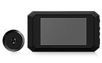 Відеодомофон очей USafe W9S 3,97 дюйма з вбудованою батареєю і нічним баченням, чорний