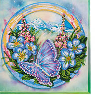 Набор для вышивки бисером на натуральном художественном холсте Абрис Арт Акварели лета-1 AB-501 z17-2024