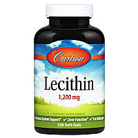 Лецитин Carlson Labs 1200 мг 100 капсул (33862) z11-2024
