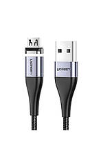 Кабель магнітний Ugreen Magnetic USB Cable Micro USB 1 м Чорний z11-2024