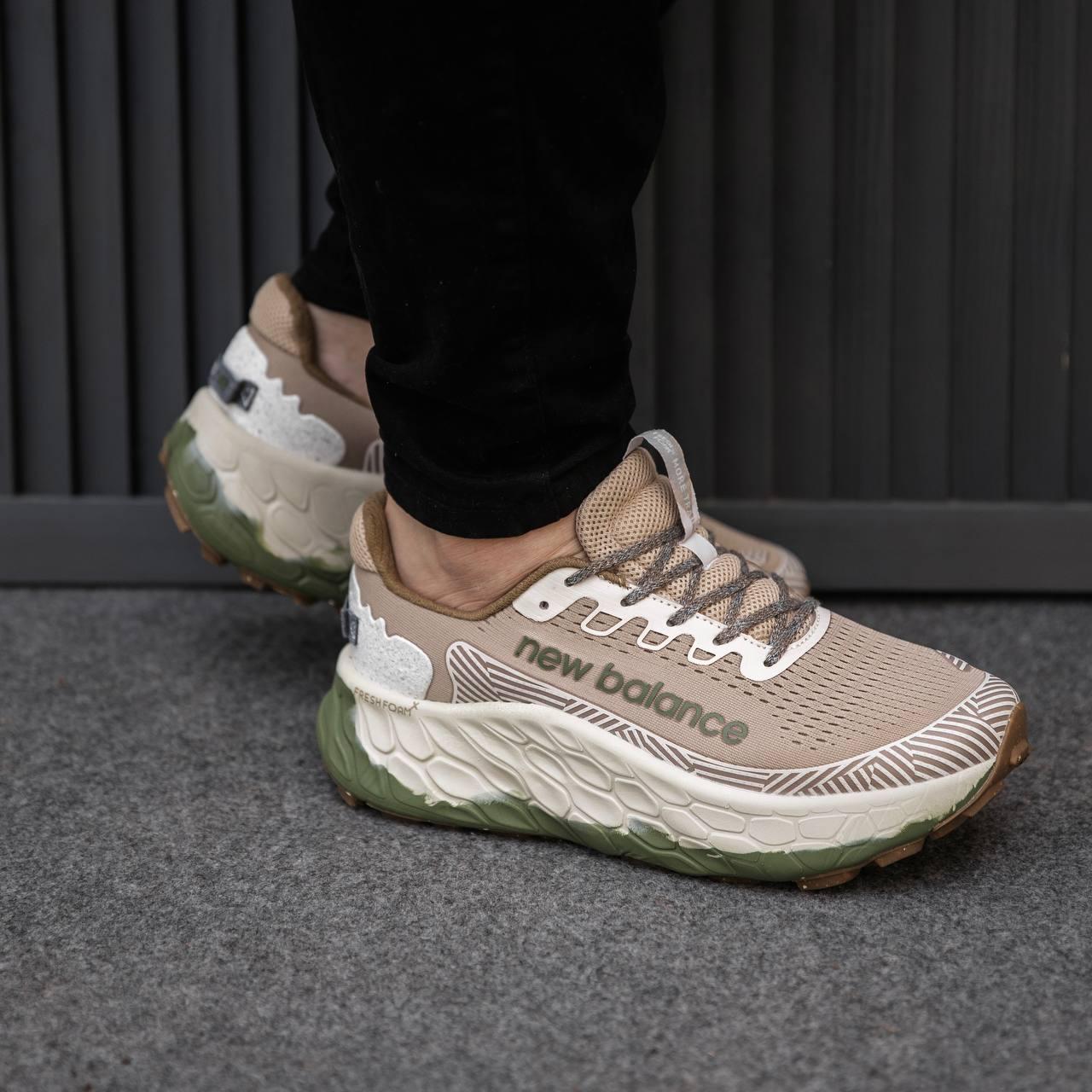 Кросівки чоловічі бежеві New Balance More Trail v3 Beige Khaki (16387)