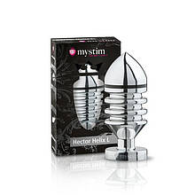 Анальна пробка з електростимуляцією Mystim Hector Helix Buttplug L 110*50 мм (SO2962) z11-2024