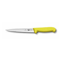 Кухонний ніж Victorinox Fibrox Filleting Flex для філе 18 см Жовтий (5.3708.18) z11-2024