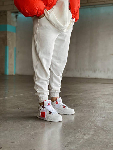 Jordan white red shoes online