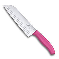 Кухонный нож Victorinox Santoku 17 см Розовый (6.8526.17L5B) z11-2024