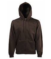 Толстовка Fruit of the Loom Premium hooded sweat jacket S Шоколадный (0620340CQS) z11-2024